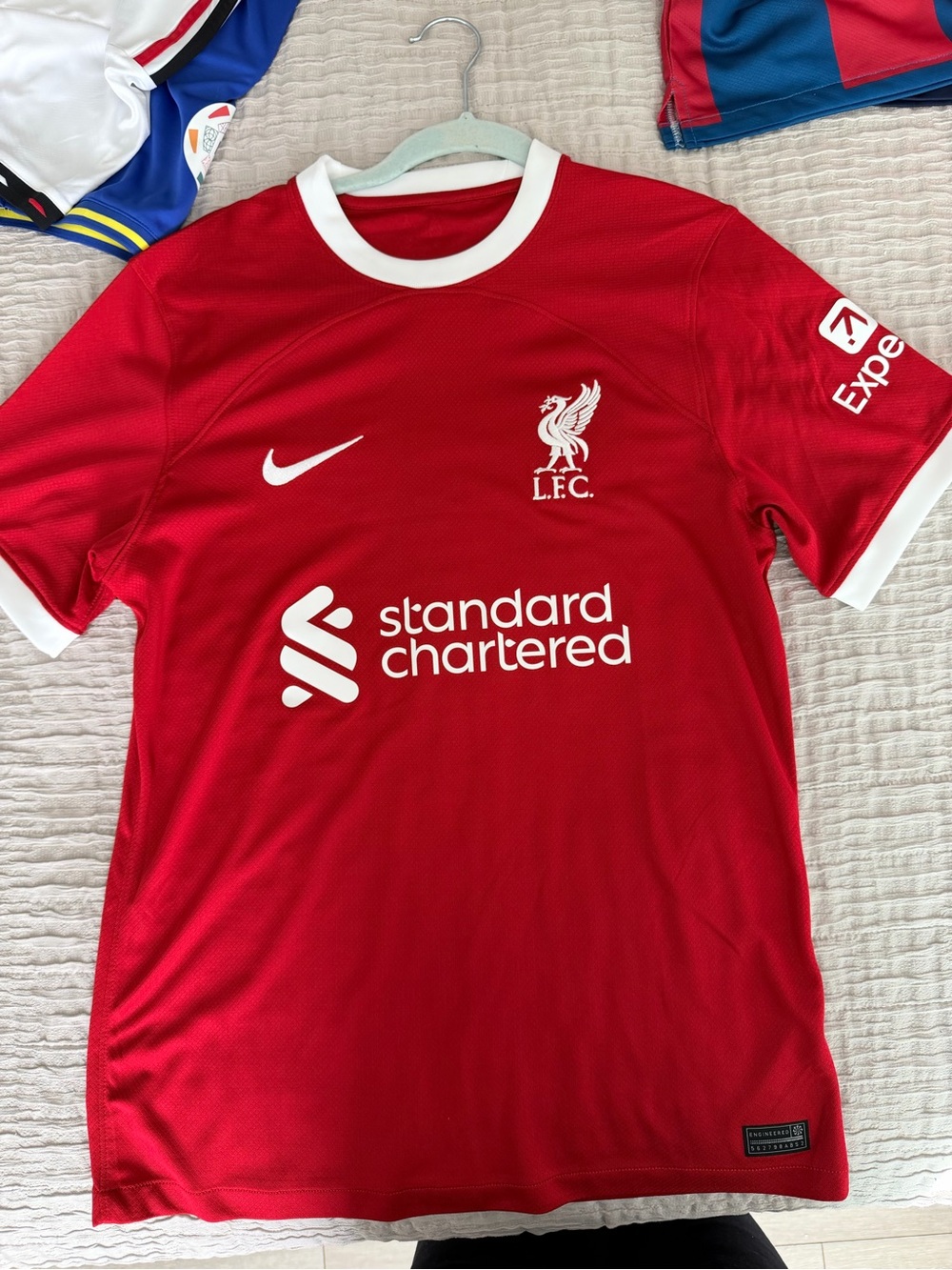 Nike Liverpool Fc Red Home Jersey Standard Chartered Sponsor